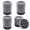 HANIHUA Round Furniture Risers (Set of 4) Heavy Duty Bed Risers Lifts Height 1", 2", 3 inch, Adjustable Bed Lifts Risers for Bed Frame, Furniture, Sofa, Chair Risers Supports Up to 1,300 lbs view 1