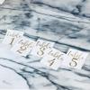 Wedding Table Numbers, Table Number Decals for Wedding Centerpiece, Vinyl Numbers, DIY Table Number, Calligraphy Wedding Table Numbers (3 inches, Tables 1-5, Rose Gold) view 1