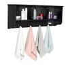 98 x 20 x 35.5)cm (L x W x H) Wall Mounted Entry Hall Shelf Wall Shelf with Hooks, Entryway Shelf, Rustic Home Decor, Wall Decor view 4