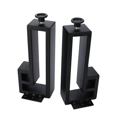 GAXQFEI Furniture Legs Black Spindle Sofa Legs,20Cm Adjustableniture Legs for Chair, Loveseat, Ottoman, Dresser,Tv Cabinets,Set of 4