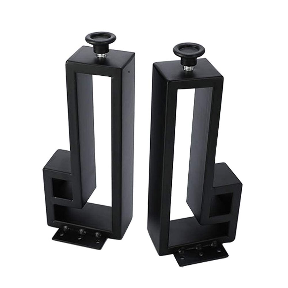 GAXQFEI Furniture Legs Black Spindle Sofa Legs,20Cm Adjustableniture Legs for Chair, Loveseat, Ottoman, Dresser,Tv Cabinets,Set of 4