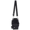 Scissor Pouch, Soft PU Leather Salon Barber Hairdressing Scissors Holster Hair Stylist Tools Holder Case Bag with Waist Shoulder Belt for Salon Home Use view 1