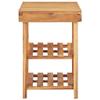 YITHOPI Shoe Rack Entryway Shoe Storage Household Shelf Shoe Bench 35.4"x12.5"x18.1" Solid Acacia Wood view 4