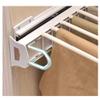 LKP Hanging Organizer Rack for Closet, Pull Out Pants Hanger, Sliding Clothing Rail, Pants Storage Rack, 18 X 13.7inch, for Trousers Towel Scarf view 2