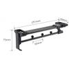 LKP Retractable Hanger Rack, Clothes Organizer Valet Rod, Space Saving Pull-Out Closet Rod 10inch 12inch 14inch 16inch 18inch, 251mm view 4