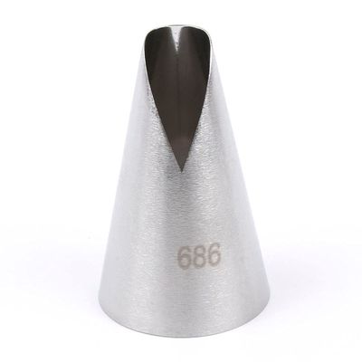 #686 Large Cake Cream Decoration Tips Pastry Tools Metal Icing Piping Nozzles Stainless Steel Cupcake Head
