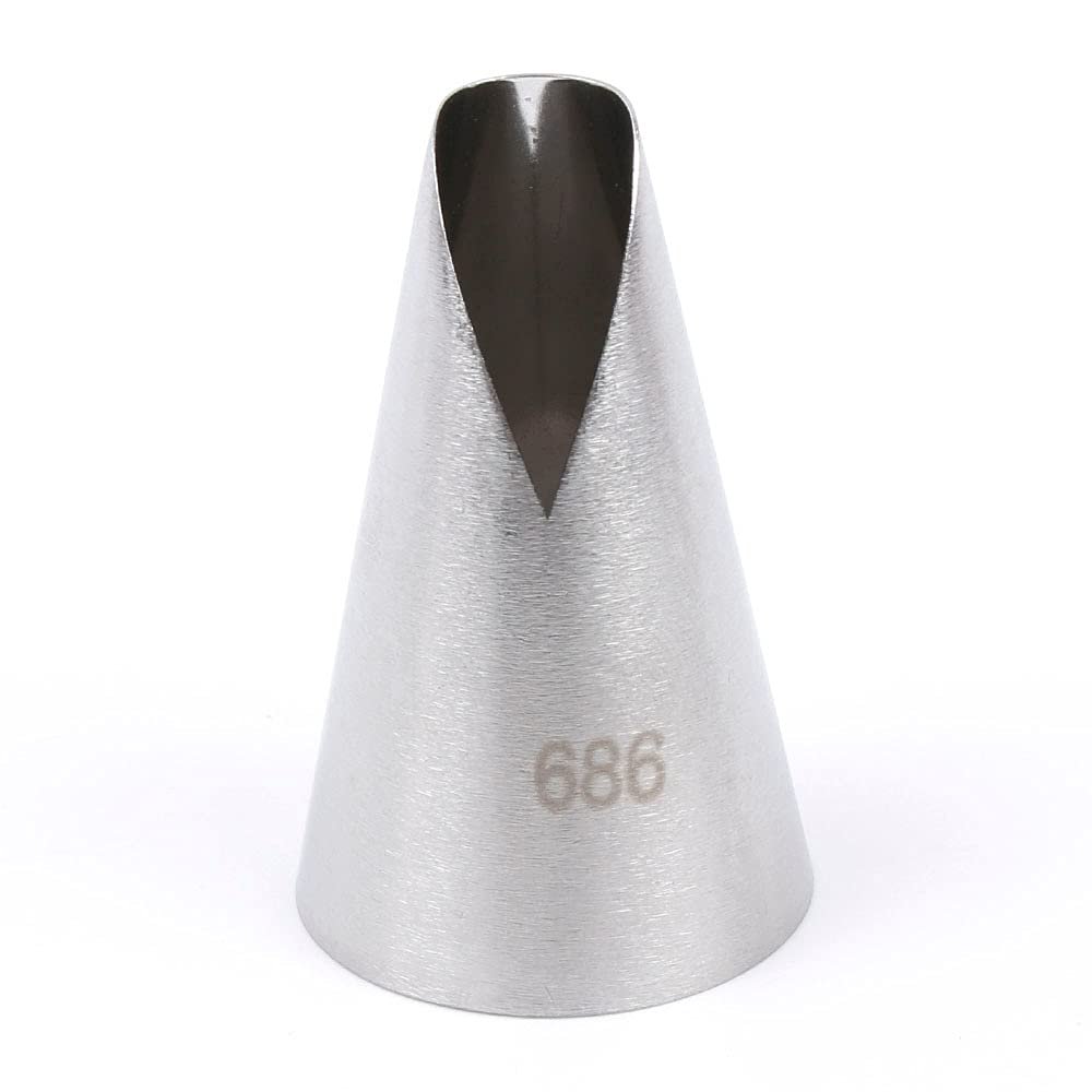 #686 Large Cake Cream Decoration Tips Pastry Tools Metal Icing Piping Nozzles Stainless Steel Cupcake Head