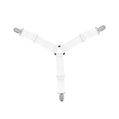 Yosoo 4PCS Bed Sheet Holder Straps Fastener,Elastic Mattress Cover Blankets Holder,Highly Elastic Bungee Cord,can Hold The Sheets Firmly