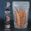 FireKylin 100 Pcs Resealable Bags,7.1" x 10.2" Matte Stand Up Zipper Bags for Packaging Products, Herbs, Snacks, Tea, Spices, Pet Food and Soaps view 3