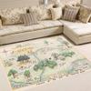 100 Acre Wood Map The Jungle Rug Carpet Area Rugs Shag Rug Modern Fluffy Living Room Outdoor for Boys Girls Kids Room Home Decor (4' x 6' (Rectangular)) view 4