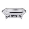 AIZYR Full Size Stainless Steel Chafer - Foldable Chafers and Buffet Warmers Sets with Water Pan, Food Pan for Wedding, Events, Parties(4Pack) view 3