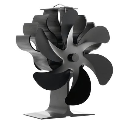 ABUNRO Wood Stove Fan, Pipe Heat Powered Stove Fans for Wood Log Burner Fireplace Slient Efficiently Heat Distribution Eco-Friendly