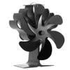 ABUNRO Wood Stove Fan, Pipe Heat Powered Stove Fans for Wood Log Burner Fireplace Slient Efficiently Heat Distribution Eco-Friendly view 1
