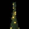 Party Carnival Simulation Christmas Tree,for Home, Festival,Nativity,Party,Reused for Many Years,Pop-up String Artificial Christmas Tree with LED Green 82.7" view 3