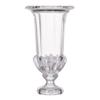 A&B Home 15" Large Glass Vase with Pedestal Classic Clear Vase Home Decor Table Top Centerpiece Display Livie Urn Decorative Vases for Flower Wedding Party Event Gift view 1