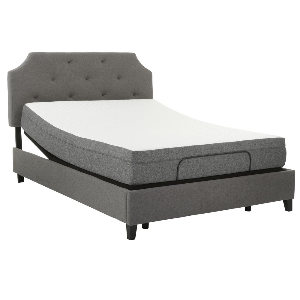 8" Firm King Classic Collection Memory Mattress Luxayor USA Edge Support and Cooling Air Channel Base - CertiPUR-US