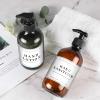 12 PCS Waterproof Glass/Plastic Bottle Labels - Farmhouse Bathroom/Kitchen Hand Soap Dispenser Label Stickers, Removable Cleaning Labels for Lotion, Shampoo and Conditioner view 4