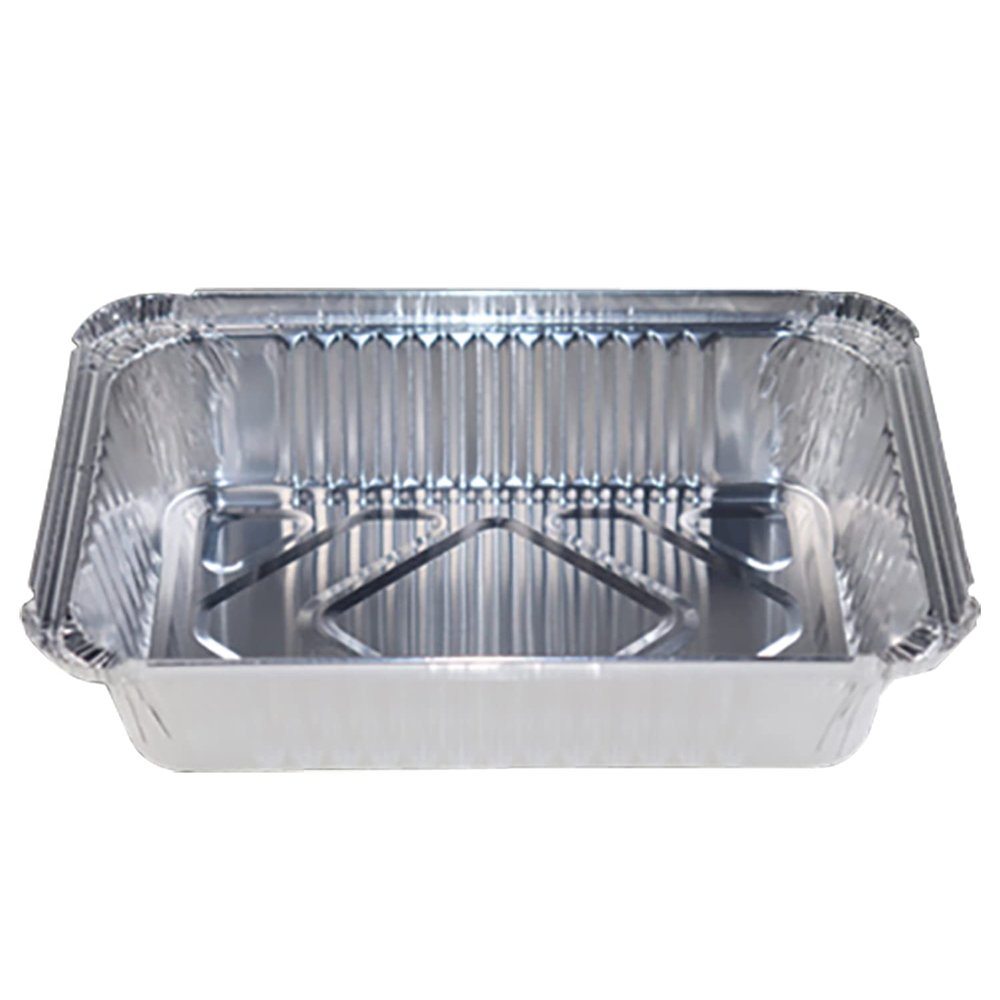 15 Pack Aluminum Pans, 8"x 6" Foil Pans, Disposable Baking Pans, Drip Pans for Grill, Disposable Drip Trays for BBQ, Roasting, Baking and Cooking