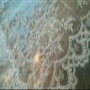 72x126'' Handmade Beaded Pearl Embroidered Sheer Napkins Wedding Bridal Ivory Tablecloth view 3