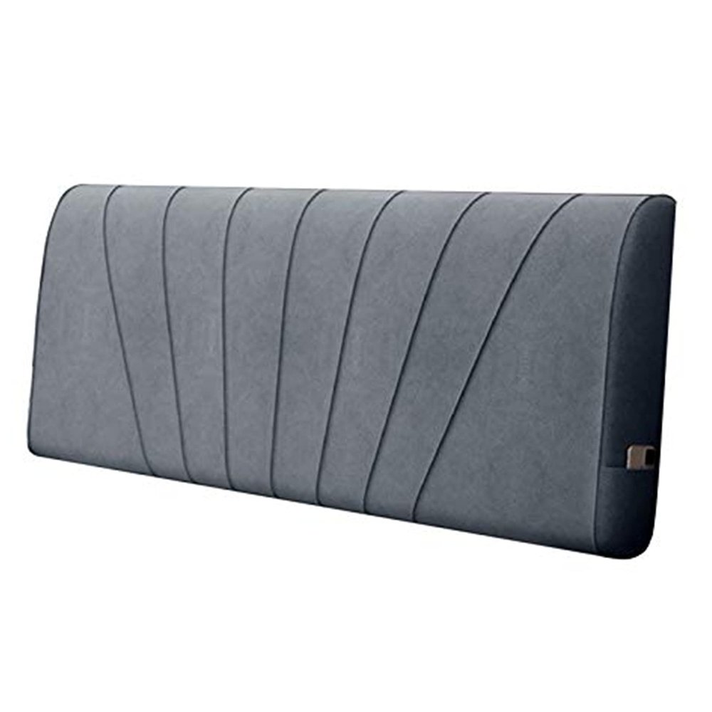 AYLYHD Headboard Pillow Cushion, Upholstered Padded Washable Reading Relaxing Large Bolster High Resilience Sponge Latex Filling for Hotel, Daybed Bed, 4 Colors, Suitable for No Headboard