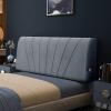 AYLYHD Headboard Pillow Cushion, Upholstered Padded Washable Reading Relaxing Large Bolster High Resilience Sponge Latex Filling for Hotel, Daybed Bed, 4 Colors, Suitable for No Headboard view 2
