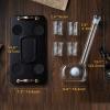 CRAFTGEN Golf Whiskey Decanter Set with 4 Golf Ball Shot Glasses, Unique Golf Gifts for Men Women, 750ml Golf Themed Liquor Dispenser, Golf Club Drink Dispenser for Bourbon, Scotch, Vodka, Tequila view 4