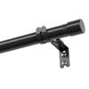 144 inch Curtain Rods Long, 1 inch Black Curtain Rod for Windows with 4 Brackets Heavy Duty, Simple Window Curtain Rods for Bedroom, Kitchen, Sliding Glass Door, Adjustable Threaded Sections view 1