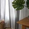 GYROHOME Sheer Voile Curtains with White and Grey Cloth,Modern and Simple,Grommet top,2 Panels,Curtains Semi Sheer Drapes, Light Filtering Curtains for Living Room,66x90inch view 4