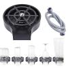 HZXY Glass Rinser, Stainless Automatic Cup Washer, High-Pressure Cup Washer, Kitchen Sink Metal Glass Rinser, Bar Glass Washer, Can be Cleaned 360 Degrees, no Dead Corners view 1