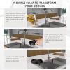 HZXY Glass Rinser, Stainless Automatic Cup Washer, High-Pressure Cup Washer, Kitchen Sink Metal Glass Rinser, Bar Glass Washer, Can be Cleaned 360 Degrees, no Dead Corners view 4