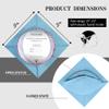 Herrenbek Matte Adult Graduation Cap with 2026 Tassel Unisex Adjustable Graduation Cap Sky Blue view 2
