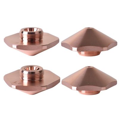 Startnow Bo Series Laser Cutting Nozzles Dia.32mm Single Double Layers Caliber 1.0 3.0mm Laser Hexagonal Copper Nozzle (Bo-32-S 1 PCS, 2.5)