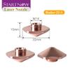 Startnow Bo Series Laser Cutting Nozzles Dia.32mm Single Double Layers Caliber 1.0 3.0mm Laser Hexagonal Copper Nozzle (Bo-32-S 1 PCS, 2.5) view 3