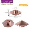 Startnow Bo Series Laser Cutting Nozzles Dia.32mm Single Double Layers Caliber 1.0 3.0mm Laser Hexagonal Copper Nozzle (Bo-32-S 1 PCS, 2.5) view 4