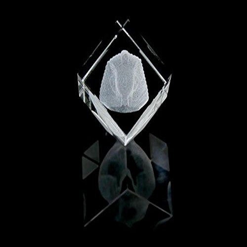 HappyHolidays 1160-50-04 2 L x 2 H x 2 W in. Crystal Laser-Engraved King TUT Ancient Egypt Laser-Cut