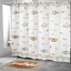 Avanti Linens - Fabric Shower Curtain, Fall Inspired Bathroom Decor (Grateful Patch Collection) view 3