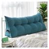 AYLYHD Double Bedside Cushion Daybed Backrest Sofa Headboard Pillow Cushion Three-Dimensional Detachable Reading Backrest Cushion (Color : D, Size : 80x50x20cm) view 1