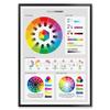 MeloPrints Color Theory Print, Graphic Design Poster, Gray view 1