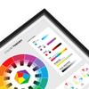 MeloPrints Color Theory Print, Graphic Design Poster, Gray view 4
