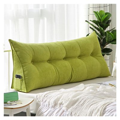 AYLYHD Double Bedside Cushion Daybed Backrest Sofa Headboard Pillow Cushion Three-Dimensional Detachable Reading Backrest Cushion (Color : F, Size : 60x50x20cm)