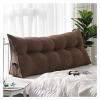 AYLYHD Double Bedside Cushion Daybed Backrest Sofa Headboard Pillow Cushion Three-Dimensional Detachable Reading Backrest Cushion (Color : H, Size : 60x50x20cm) view 1