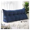 AYLYHD Double Bedside Cushion Daybed Backrest Sofa Headboard Pillow Cushion Three-Dimensional Detachable Reading Backrest Cushion (Color : C, Size : 100x50x20cm) view 1