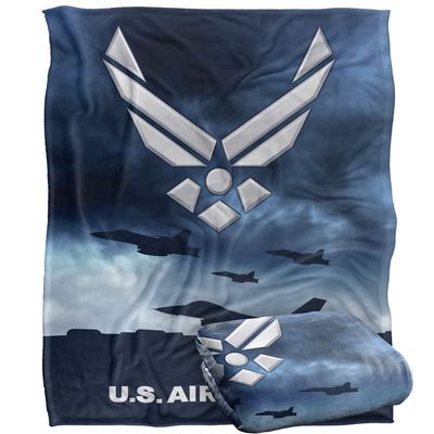 Air Force Take Off Officially Licensed Silky Touch Super Soft Throw Blanket 50" x 60"