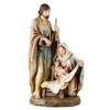 Avalon Gallery Christmas Figurines - Joseph and Mary with Jesus Tabletop Centerpiece Nativity Figurine, 18-Inch, Holy Family Nativity view 1
