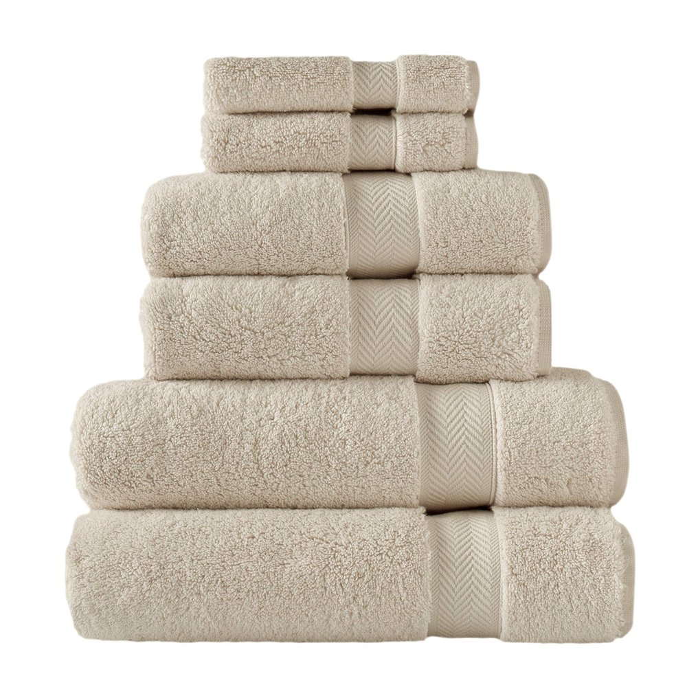 Klassic Collection 6 PK Towels Set (Sand)