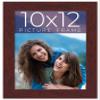 10x12 Frame Brown Solid Wood Picture Frame Width 0.75 Inches | Interior Frame Depth 0.5 Inches | Dark Wood Traditional Photo Frame Complete with UV Acrylic, Foam Board Backing & Hanging Hardware view 1