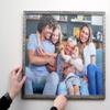10x24 Frame Silver Grey Distressed Solid Wood Picture Frame | 0.75 Inch Moulding Width | Interior Depth 0.5 Inches | Kingsley Silver Rustic Frame with UV Acrylic, Foam Board Backing & Hanging Hardware view 4