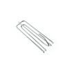 Juvielich 45PCS Stainless Steel Curtain Pleater Tape Hooks,2.56"x0.83"(LxW) Traverse Pleater 4 Prongs Curtain Pleat Hook Pinch Pleat Hook Clip Silver view 1
