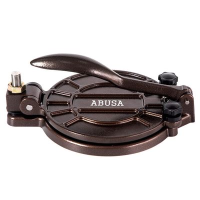 ABUSA Thickness Adjustable Tortilla Press 8 Inch Tortilla Maker Bronze - Roti, Dough Press, Dosa, Tawa, Tamale, Pizza, Pie, Patty (Extra Oil Paper or Patty Paper needed)
