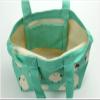 (Friendshill) Friends Hill Mini Tote, Shimaenaga, Mint, Gusset, Inner Pocket, 7.9 x 11.8 inches (20 x 30 cm) view 2